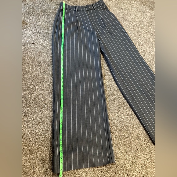 Abercrombie & Fitch Gray Pinstripe Trousers - Picture 8 of 11